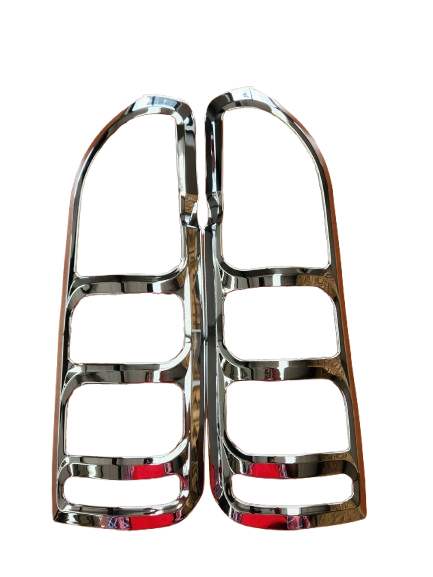 Toyota Quantum Tail Light Trims Chrome/Black 2012+ DO