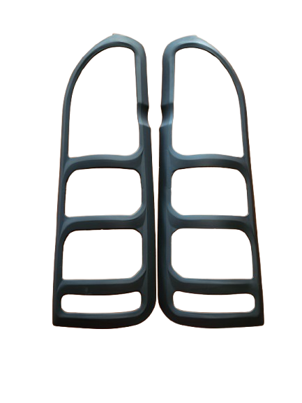 Toyota Quantum Tail Light Trims Chrome/Black 2012+ DO