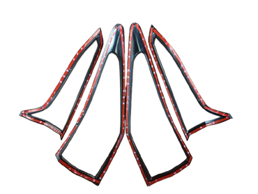 Toyota Fortuner Tail Light Trims 4pcs 2016+