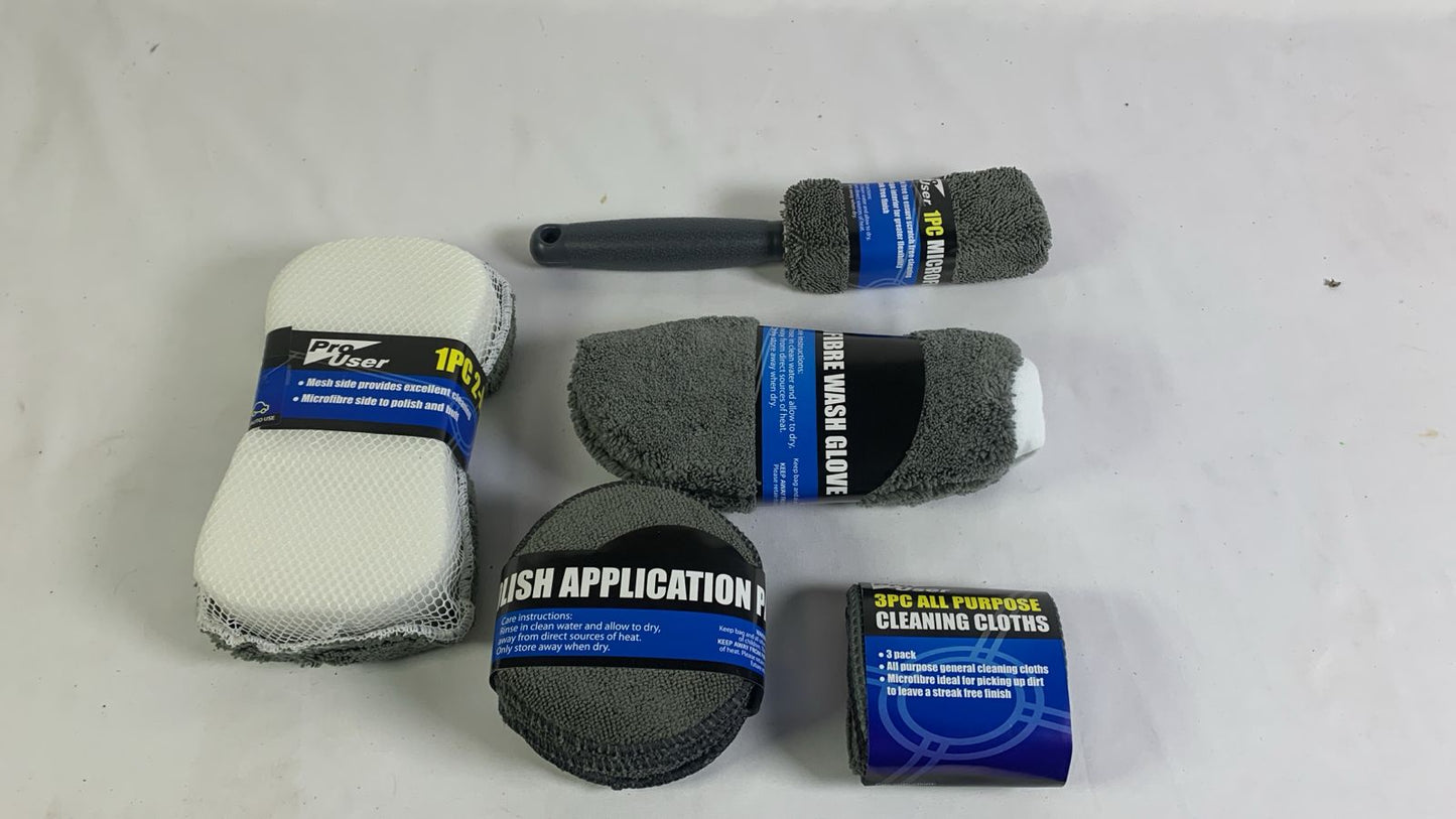 9 pc washing - cleaning kit