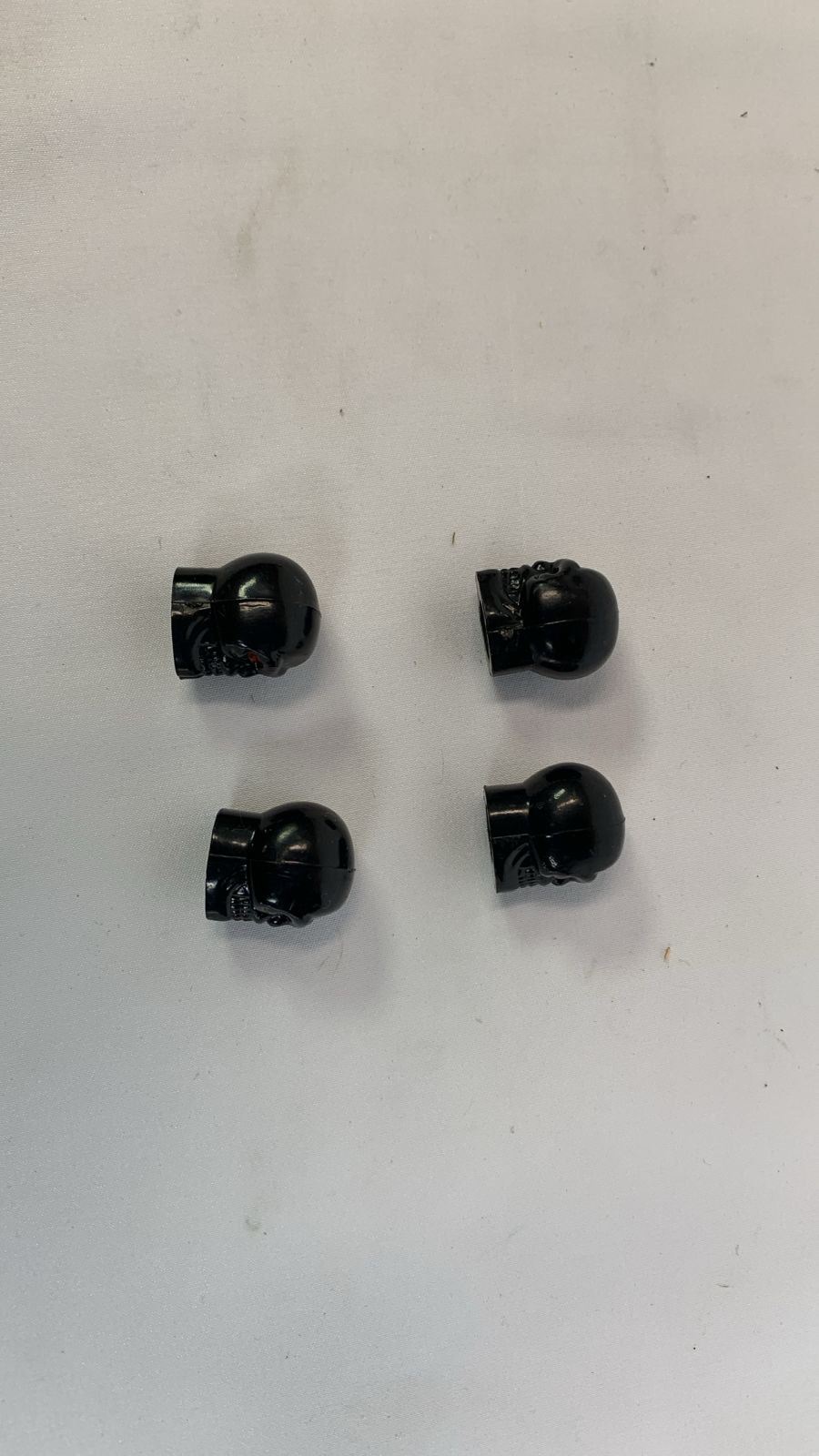 Skull head Black valve cap