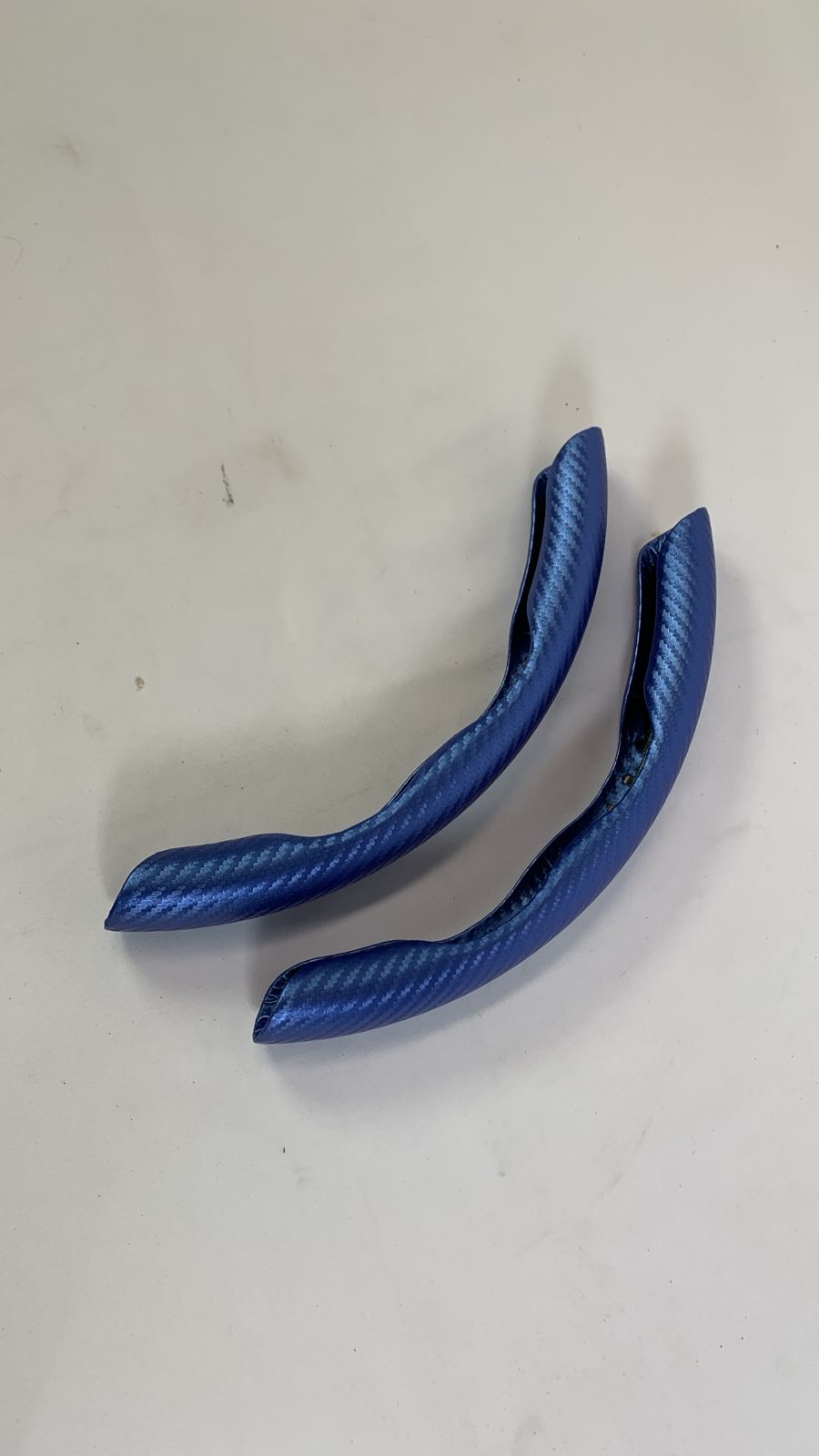 Steering wheel cover blue