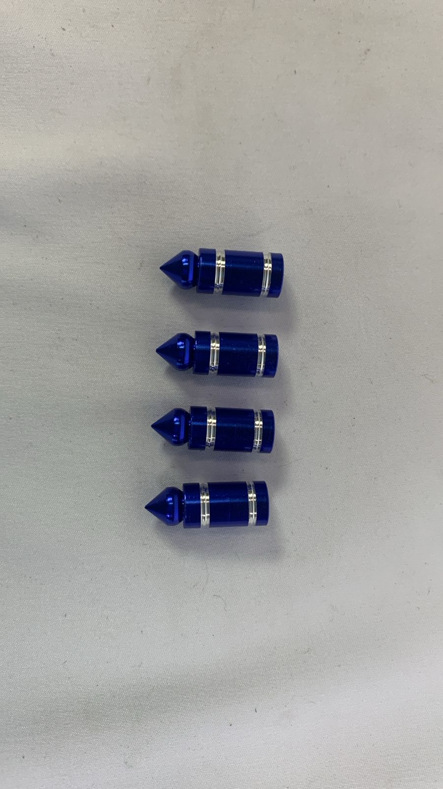 Valve caps blue