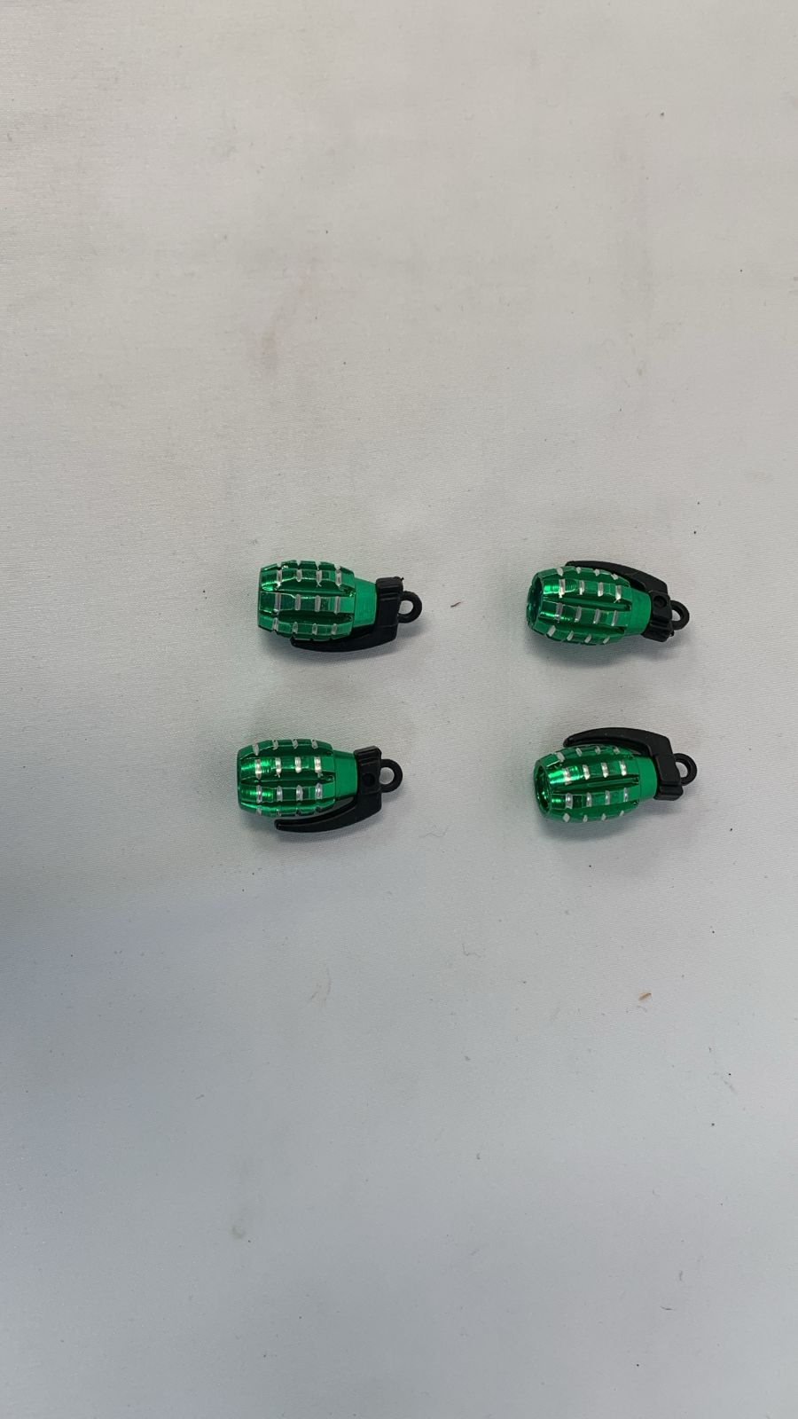 Valve caps green grenade