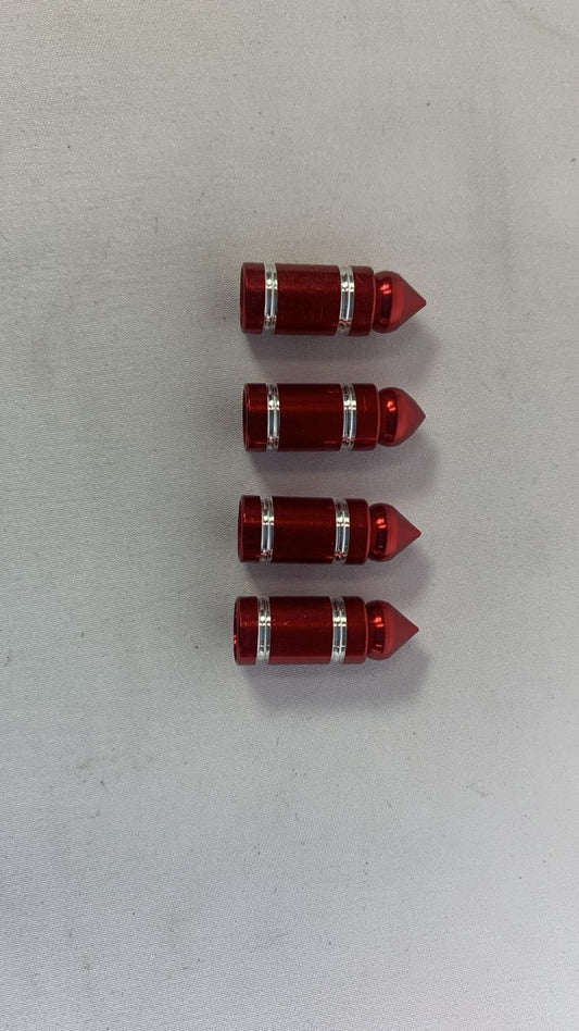 Valve caps red