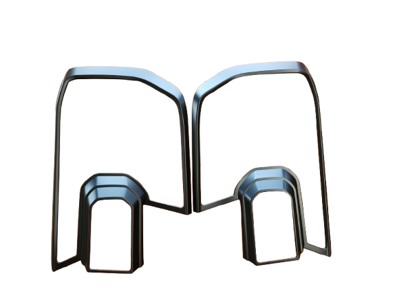 Ford Ranger T9 Low Tail Light Trims Black 2023