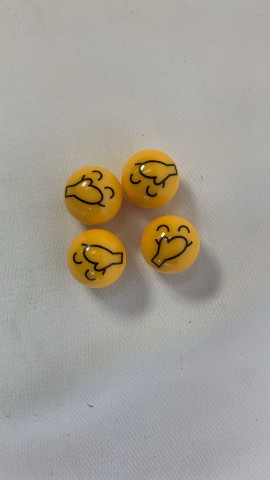 Blush face valve caps