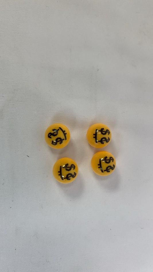 Dollar sign valve caps