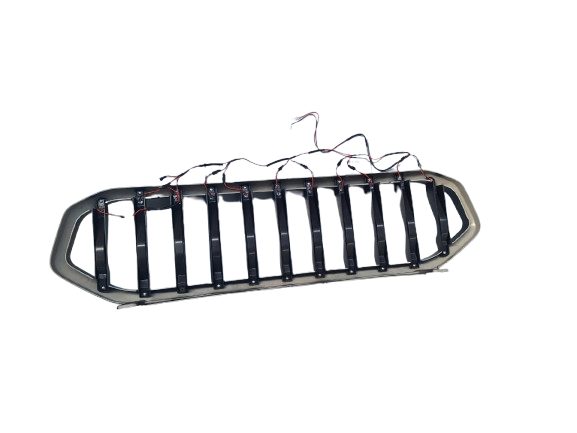 Front grill / front bumper guard cover silver DO