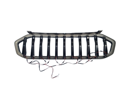 Front grill / front bumper guard cover silver DO