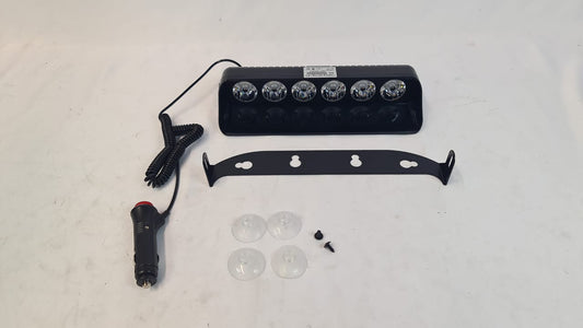 LED FLASH LIGHT DASHBOARD 12V S6 RED