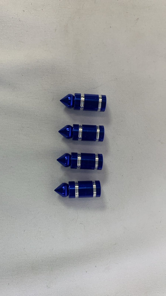 Valve caps blue