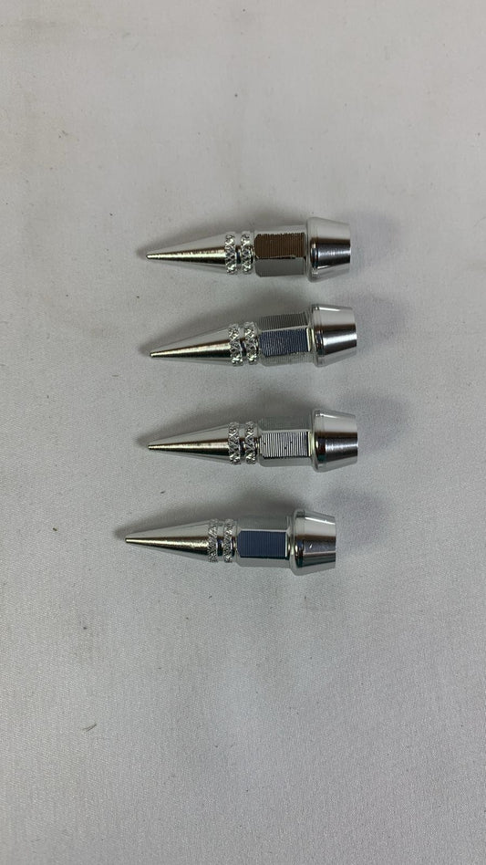 Valve cap spike silver